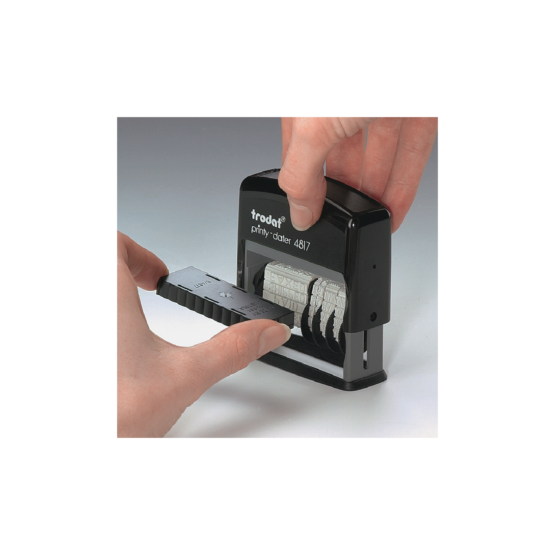 printy™ Wortbandstempel 4817 mit Datum