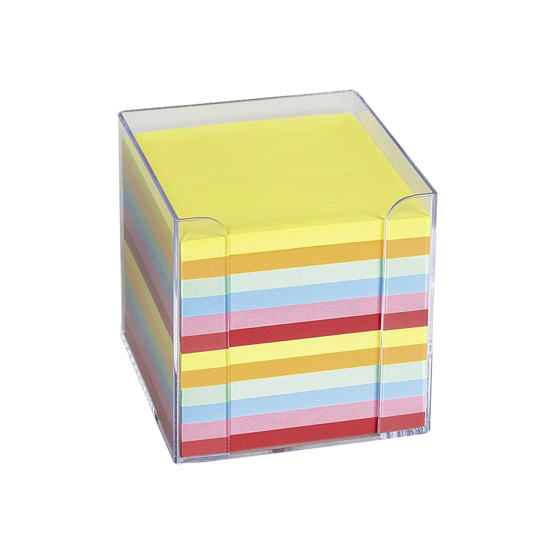 Zettelbox inkl. buntem Papier