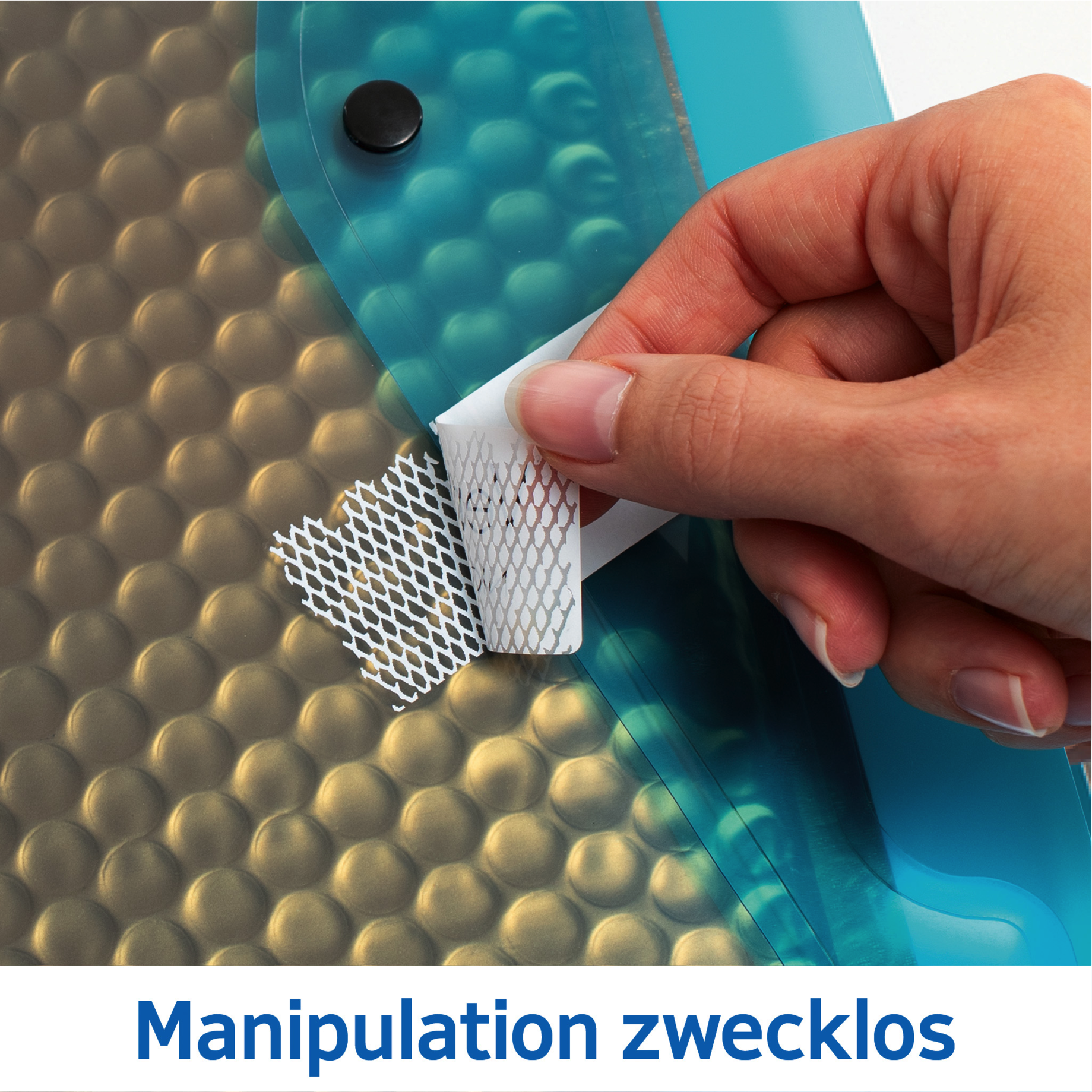 Sicherheitsetikett, gegen Manipulation