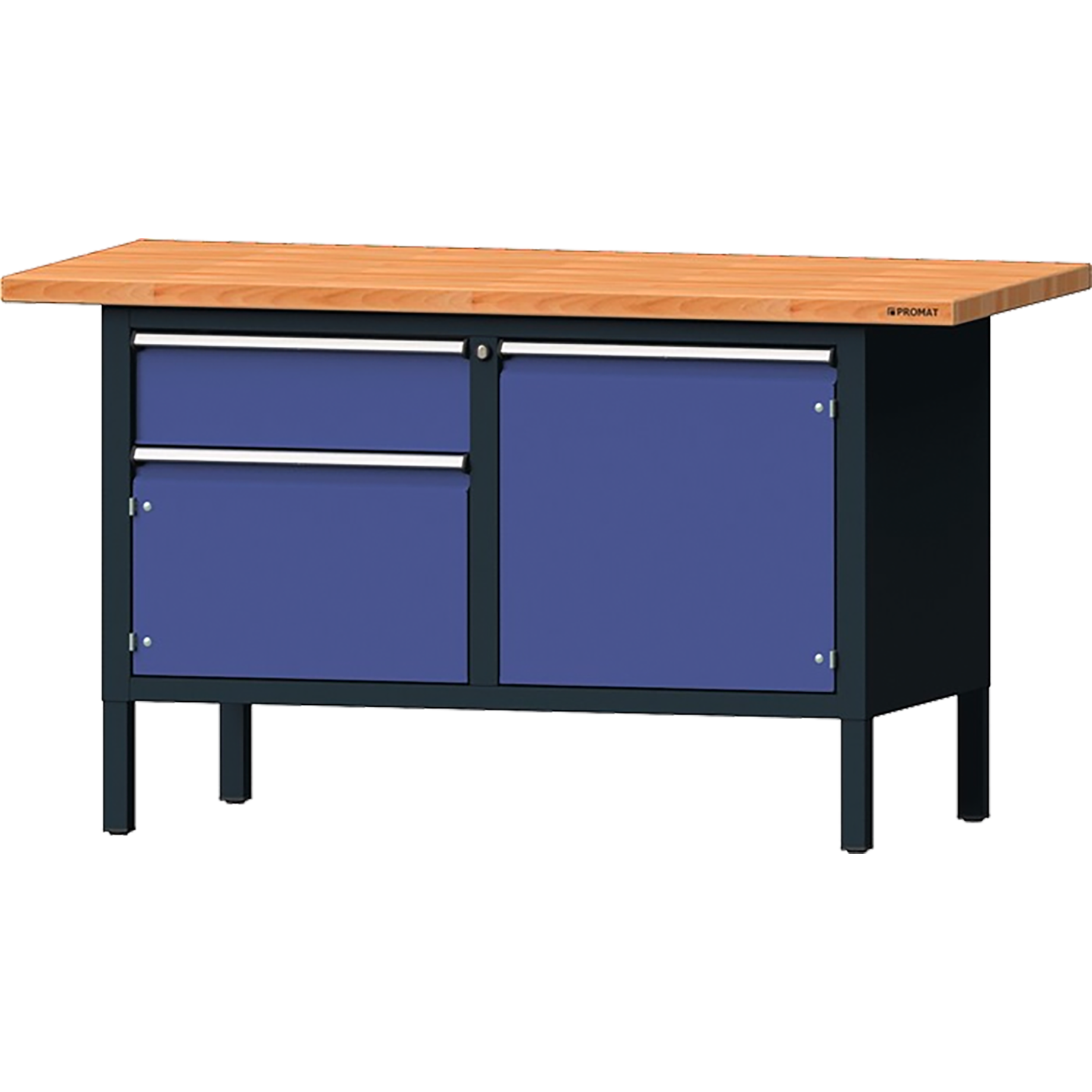 Werkbank, 1 Schublade 2 Türen, H 84 cm