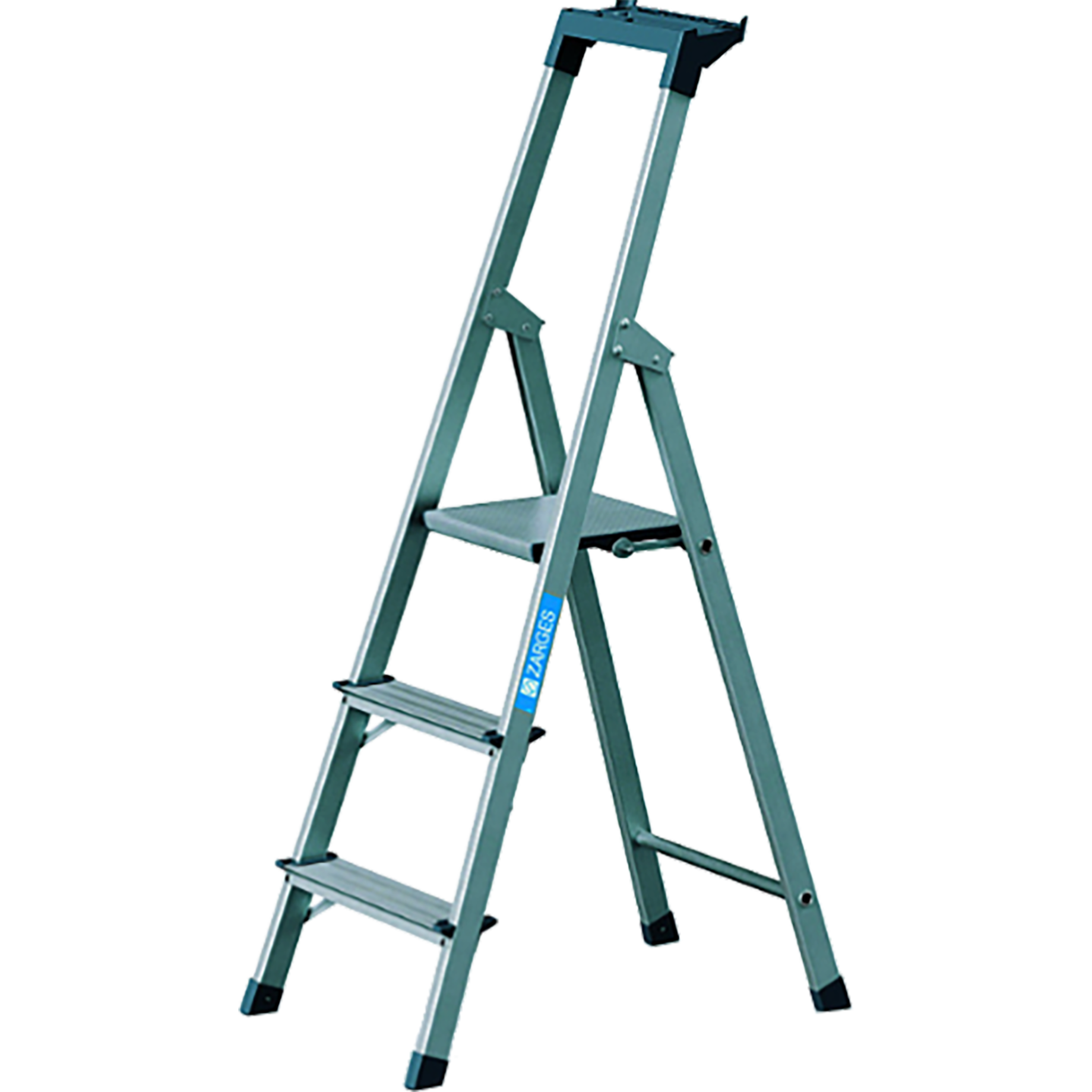 Stufenstehleiter, Aluminium eloxiert