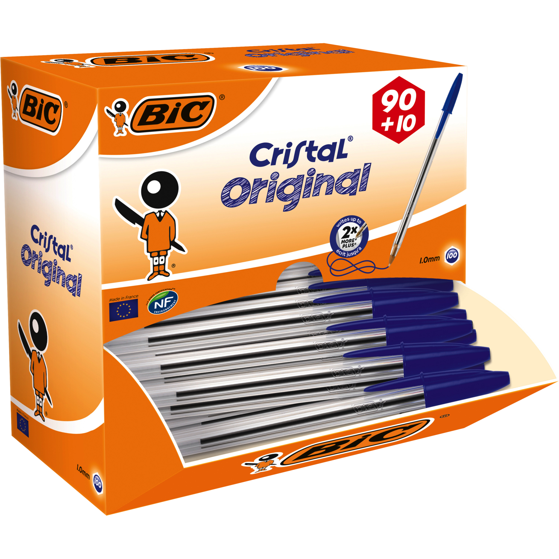 Mehrwertpackung Cristal 90 + 10 gratis