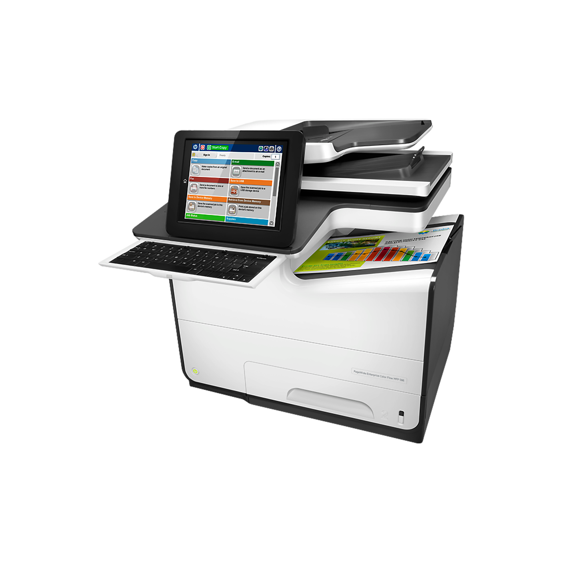Multifunktionsgerät HP PageWide Enterprise Color Flow MFP 586z