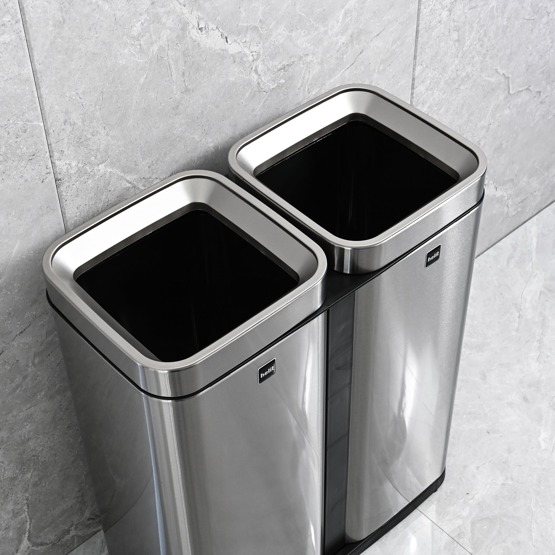 Abfalleimer "the twin bin" 2x 30 l